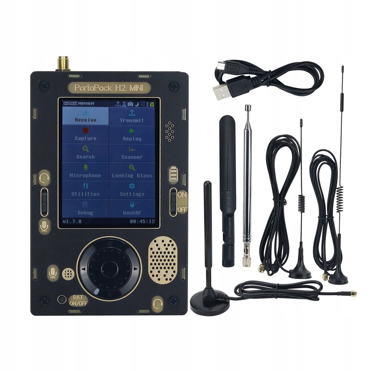 Portapack H2 Mini HackRF One R9 V2.0.0 Odbiornik Radio SDR z 5