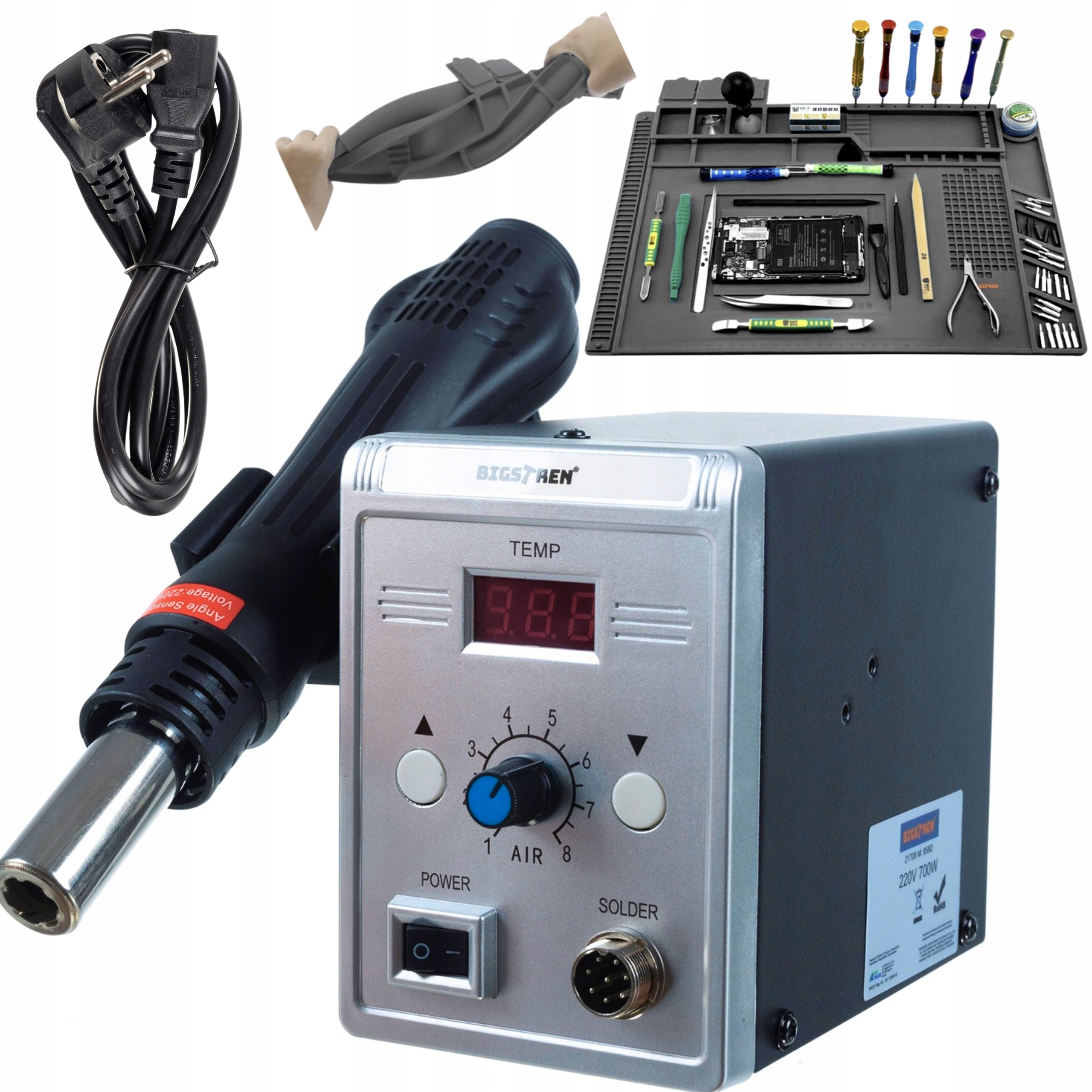 STACJA LUTOWNICZA LUTOWNICA SPAWARKA DO PLASTIKU PROFESJONALNA + GRATIS