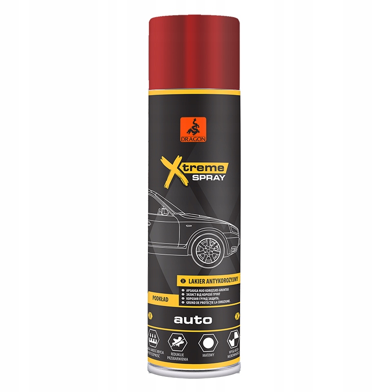 

Lakier Antykorozyjny Auto Podkład 500 ml Szary