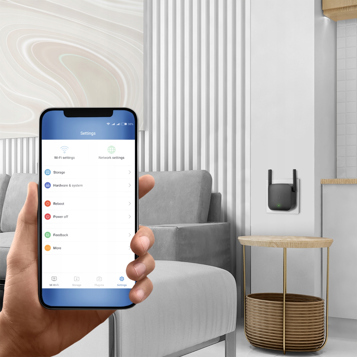 XIAOMI WZMACNIACZ SYGNAŁU WI-FI RANGE EXTENDER PRO Kod producenta WZMACNIASZ SYGNAŁU ZASIĘGU MOCY WIFI