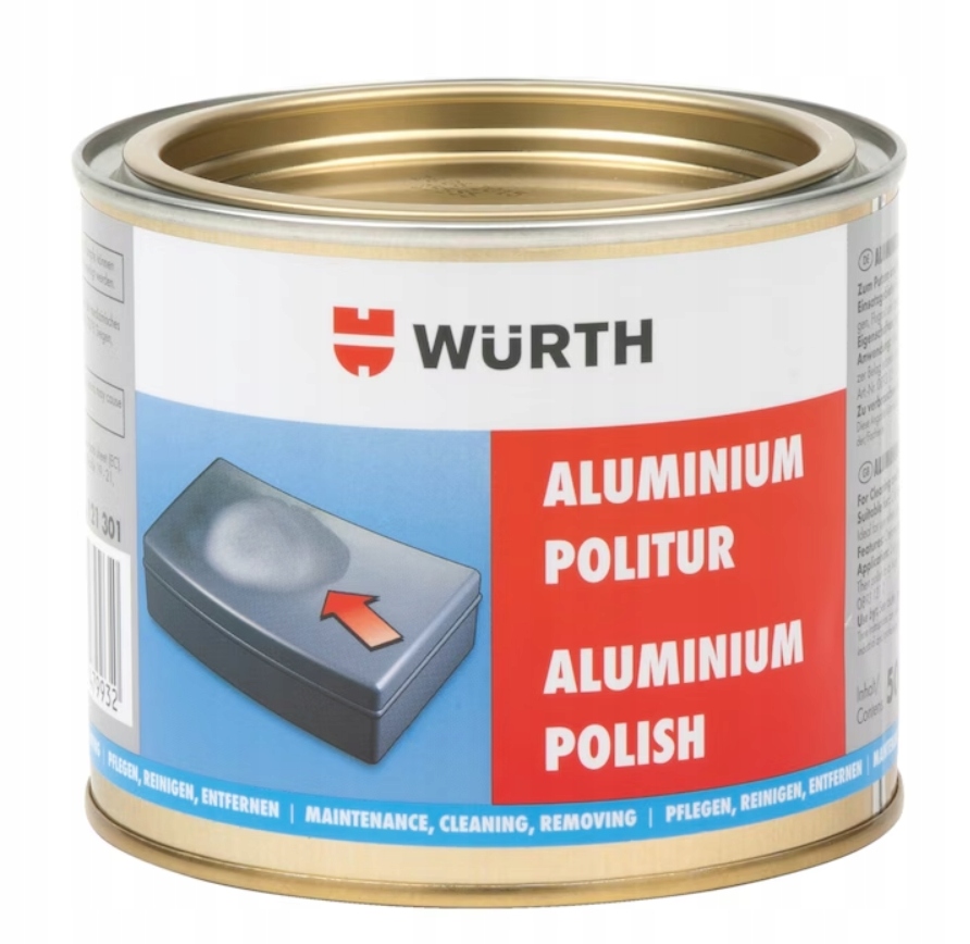 PASTA POLERSKA DO ALUMINIUM WURTH