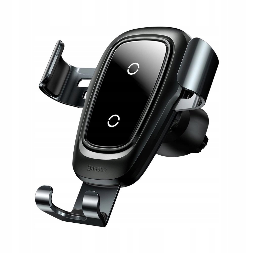 Baseus Metal Gravity Wireless Charger metalowy uchwyt samochodowy na kratkę