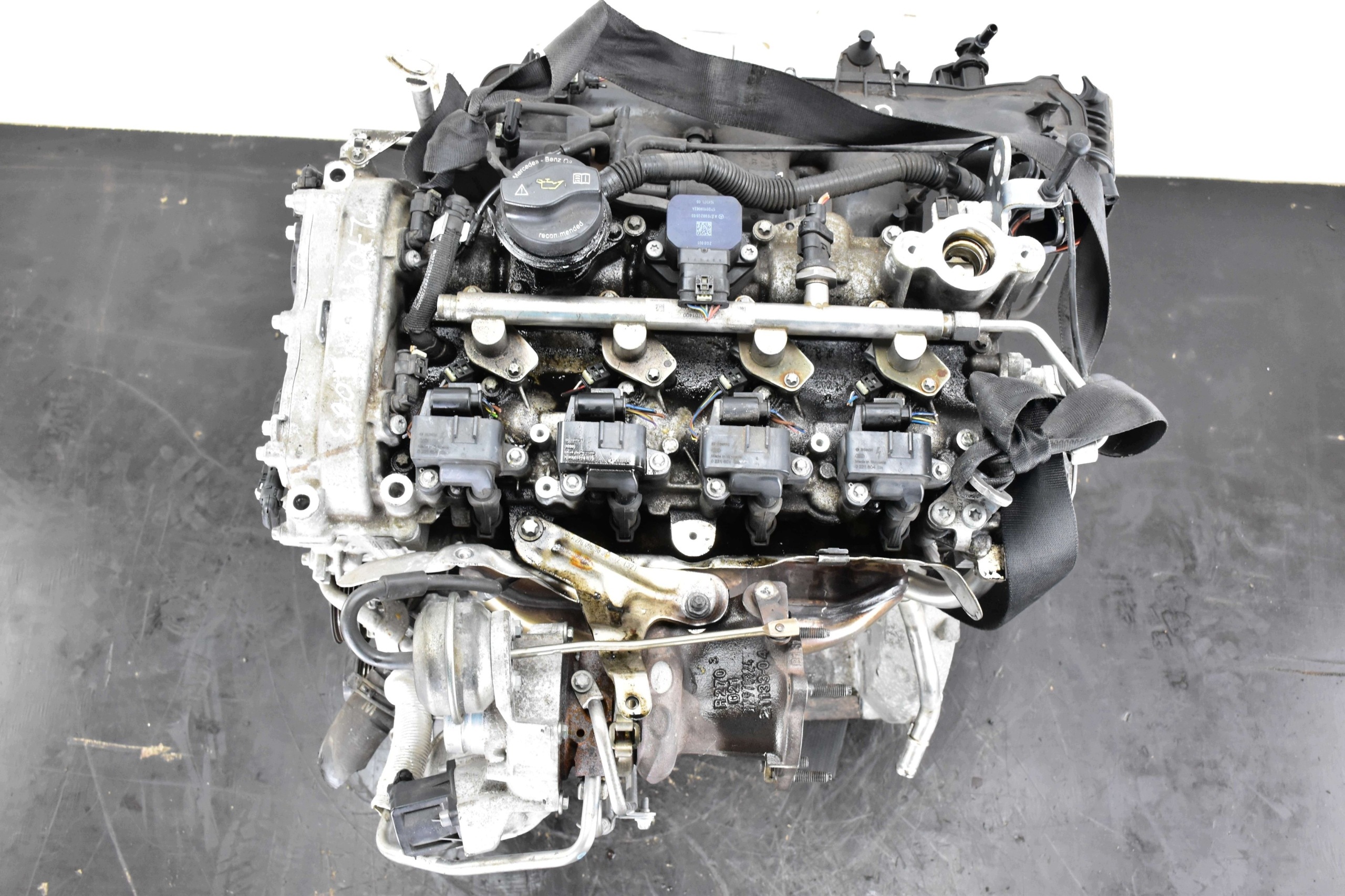 engine MERCEDES W246 W176 C117 270910 1.6 CGI 11-18r @ KOMPRESJA @
