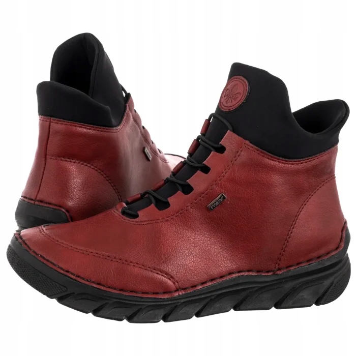 Dámské boty Kotníkové Boty Rieker Červené 55069-35 Red