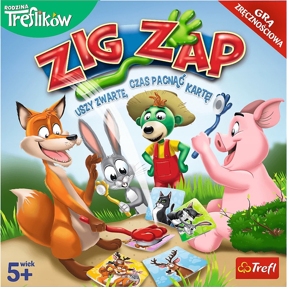 

Gra Planszowa Zig Zap Rodzinna Dla Dzieci Trefl 5+