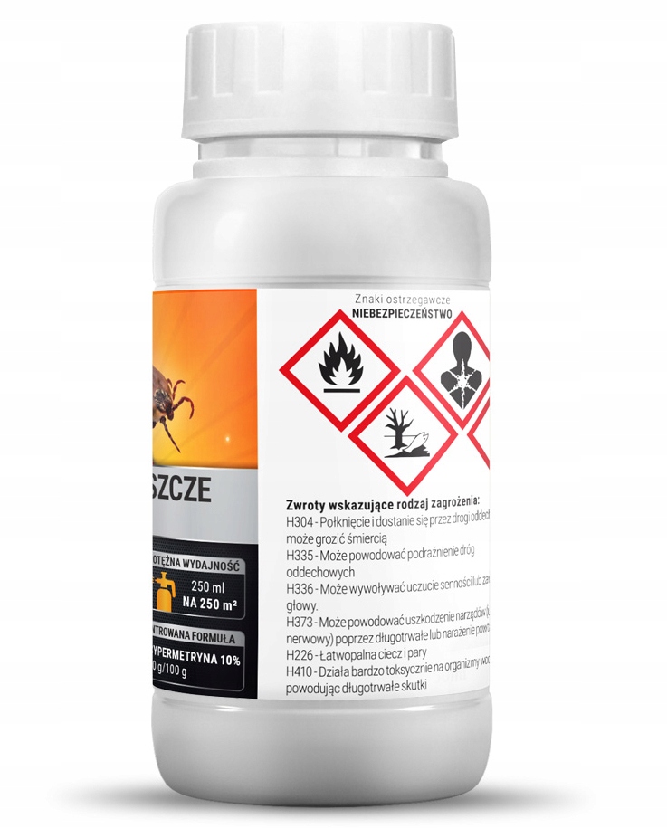 ULTRA MOCNY OPRYSK ŚRODEK PŁYN PREPARAT NA KLESZCZE I KOMARY LAST BLOOD Rodzaj płyn