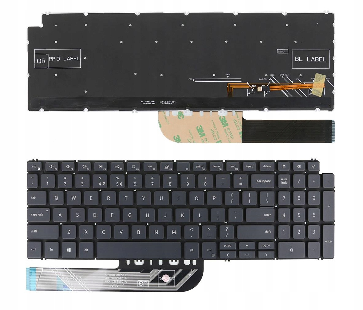 Klávesnice 0WNM6 Dell Vostro 7590 Inspiron 5584 5593 5594 7591