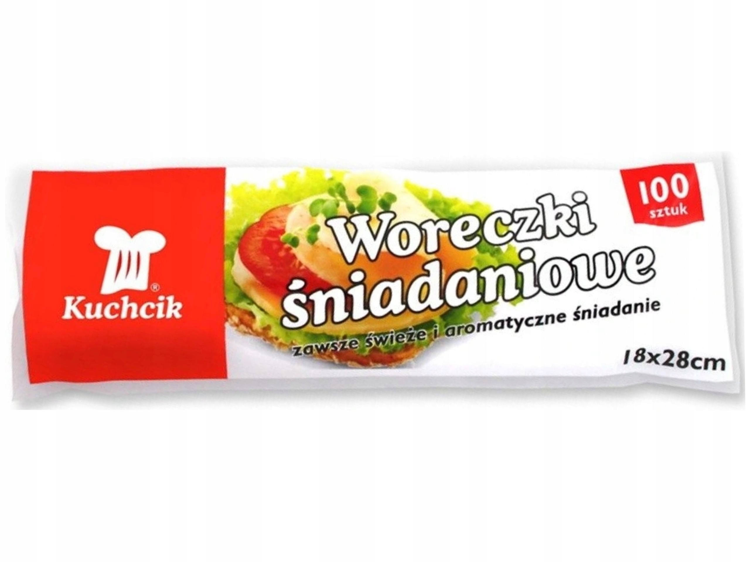 

Woreczki śniadaniowe mocne 18x28cm Kuchcik 100 szt