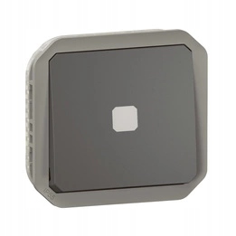 Nové Plexo Podsvietený časový spínač, mechanizmus Antracit Legrand 069804L