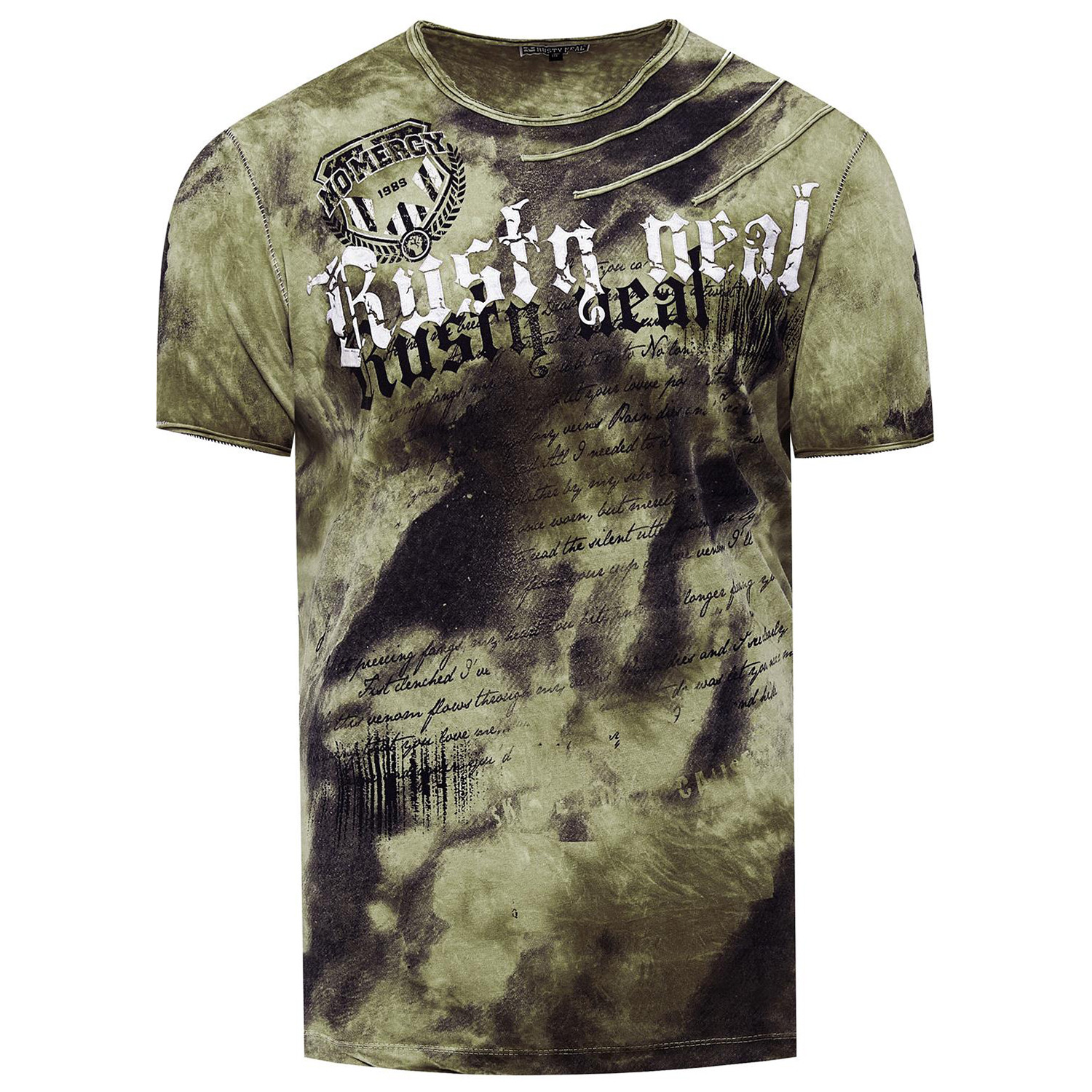 Rusty Neal tričko pánské 15156-1 regular fit L khaki