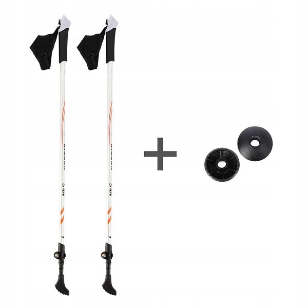 KIJE NORDIC WALKING NILS NW106 CARBON Waga pojedynczego kija 188 g