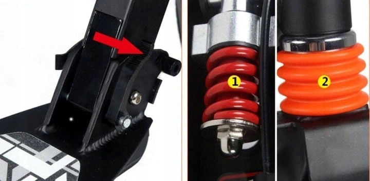 DUŻA HULAJNOGA MIEJSKA DLA DOROSŁYCH URBAN AMORTYZATORY HAMULEC TARCZOWY Model Uraban-tarczowa