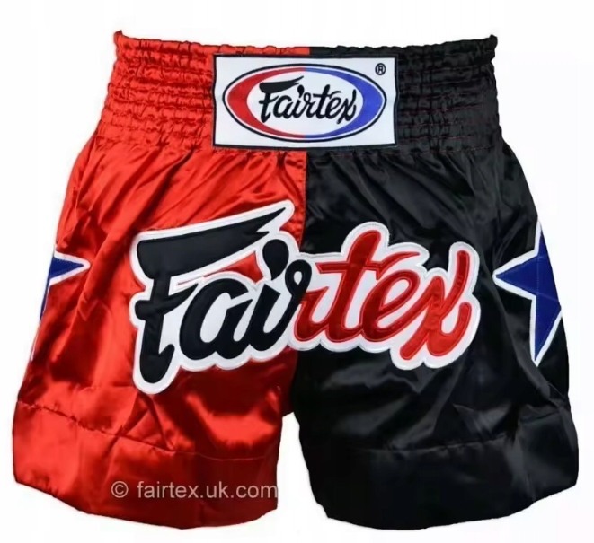 Kraťasy Muay Thai Fairtex Red/Black M