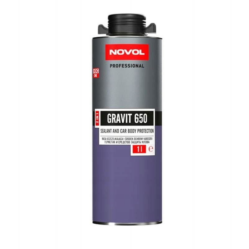 NOVOL-GRAVIT 650 CZARNY 1L BEZ UTWARDZACZA