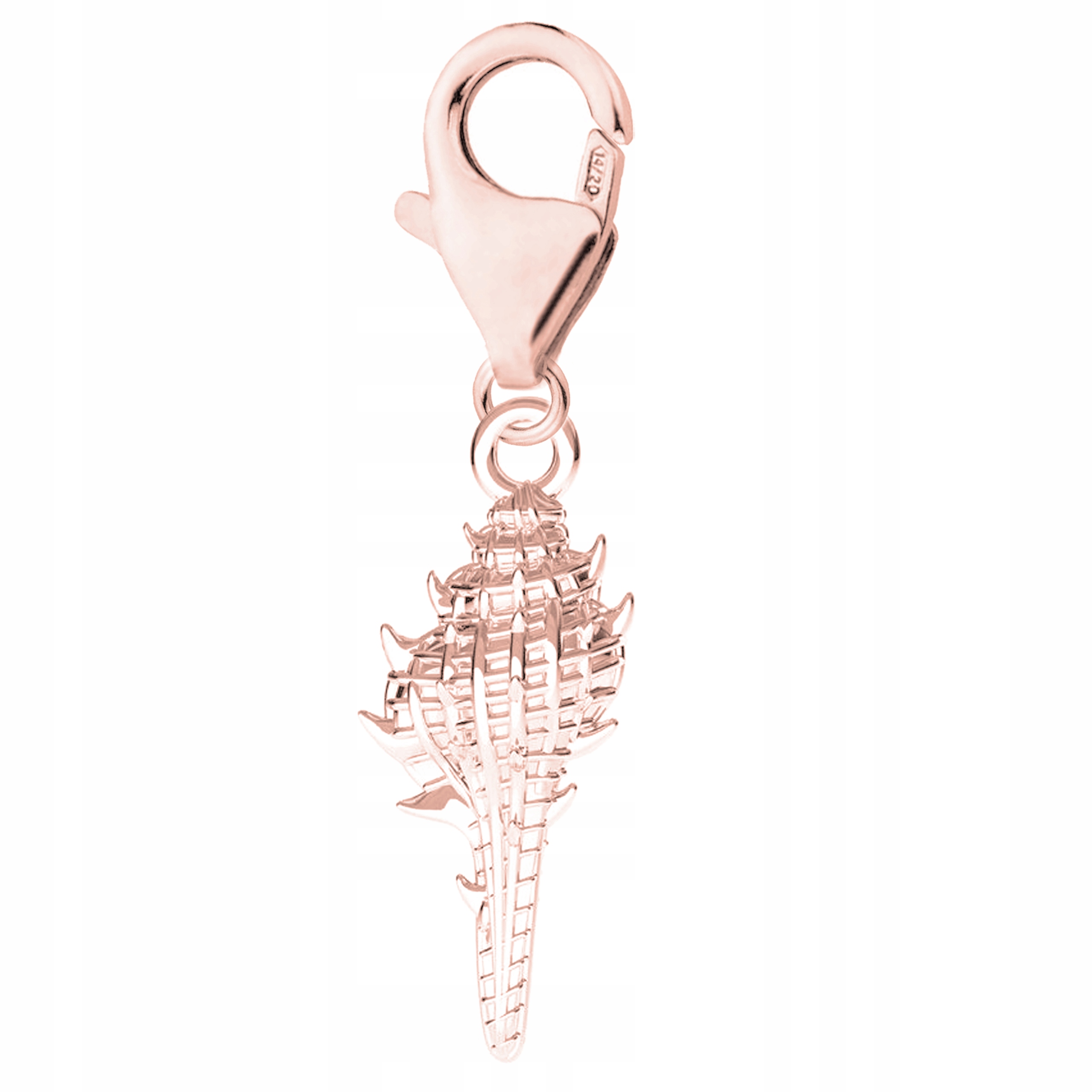 Přívěsek Mušle růžové zlato stříbro 925