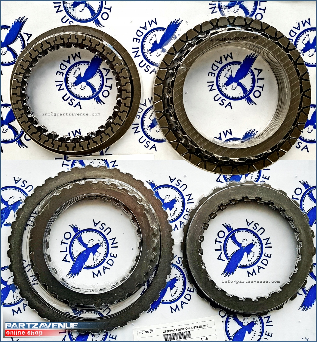 Zestaw tarcz ciernych i przekładek skrzyni ZF8HP45