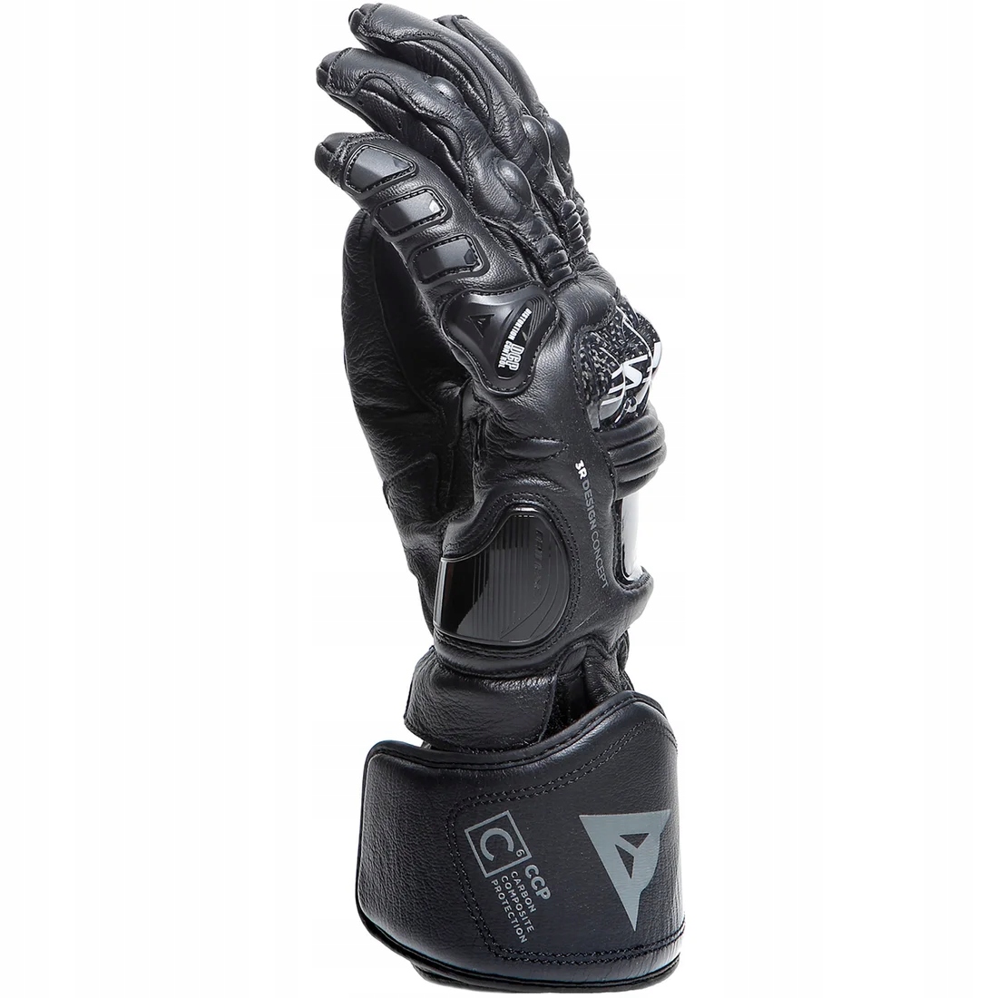Rękawice motocyklowe skórzane DAINESE DRUID 4 LEATHER GLOVES czarno szare M Typ Sportowe