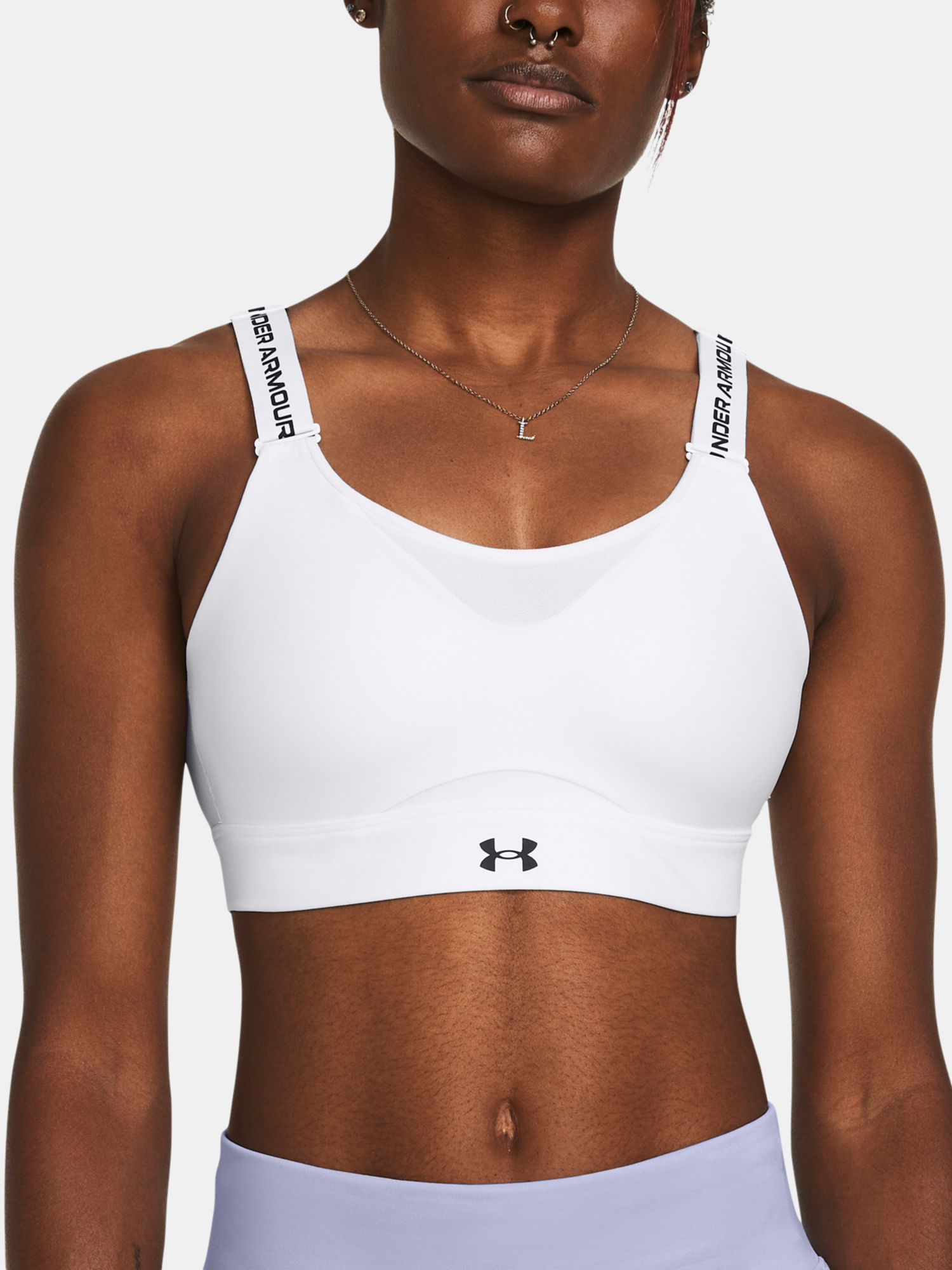 Under Armour Podprsenka Ua Infinity High 2.0 Bra-WHT bílá