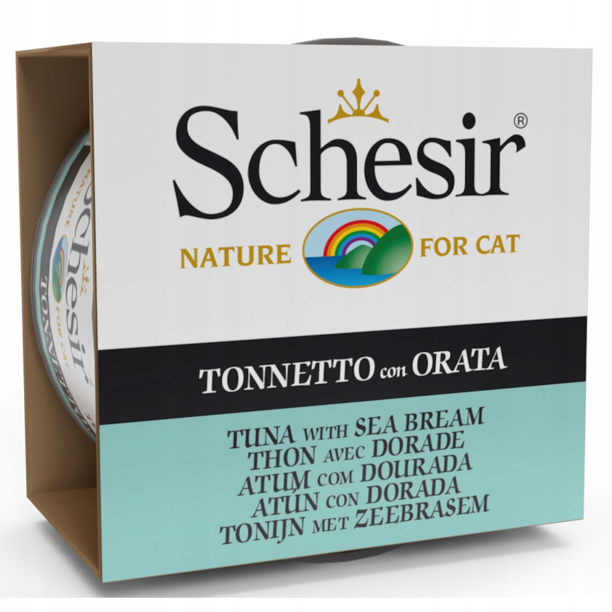 Levně 8 x Schesir mokrý tuňák pro kočky s radou v želé 85 g