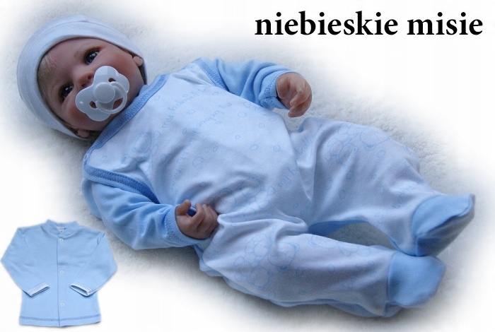 

Śpiochy śpioszki + kaftanik 56 bawełniany