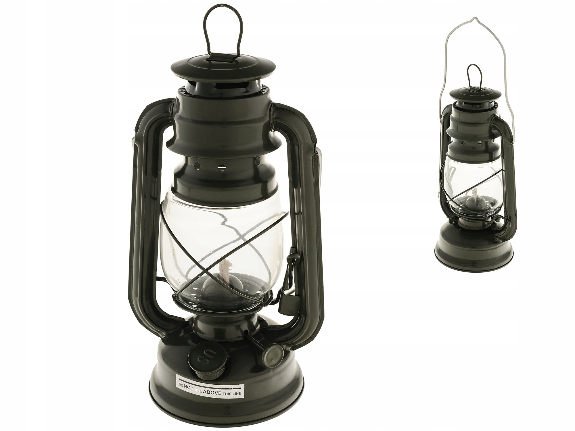 

Nowa Lampa Naftowa z Uchwytem Us Army Olive 23cm