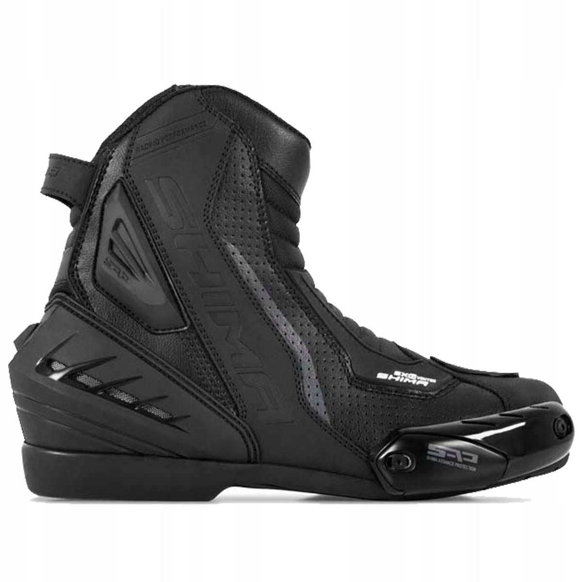SHIMA KRÓTKIE BUTY MOTOCYKLOWE MĘSKIE SX-6 BLACK 43 Rozmiar 43
