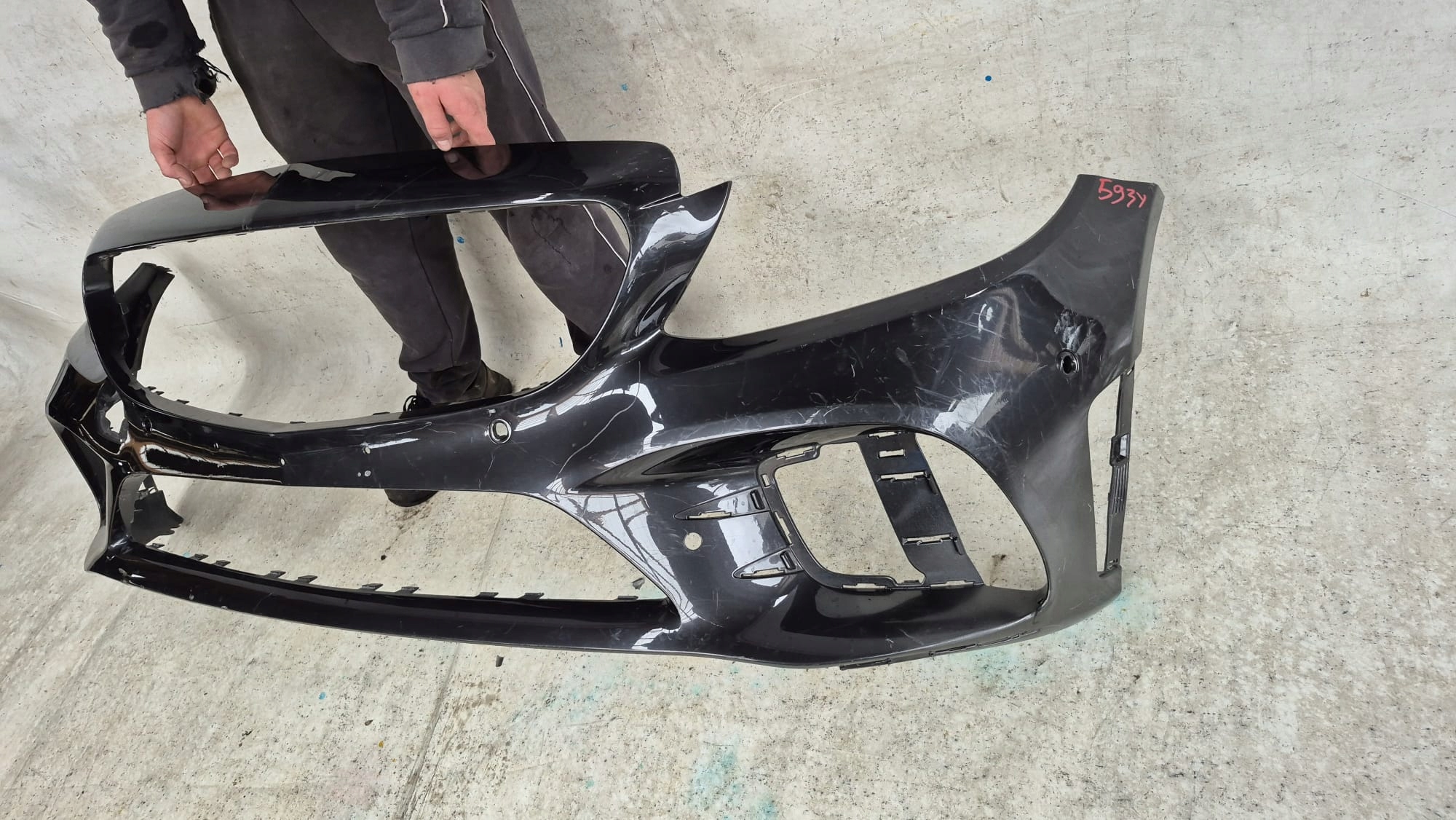 MERCEDES C-KLASA W205 AMG LIFT 18-21 bumper front front PDC
