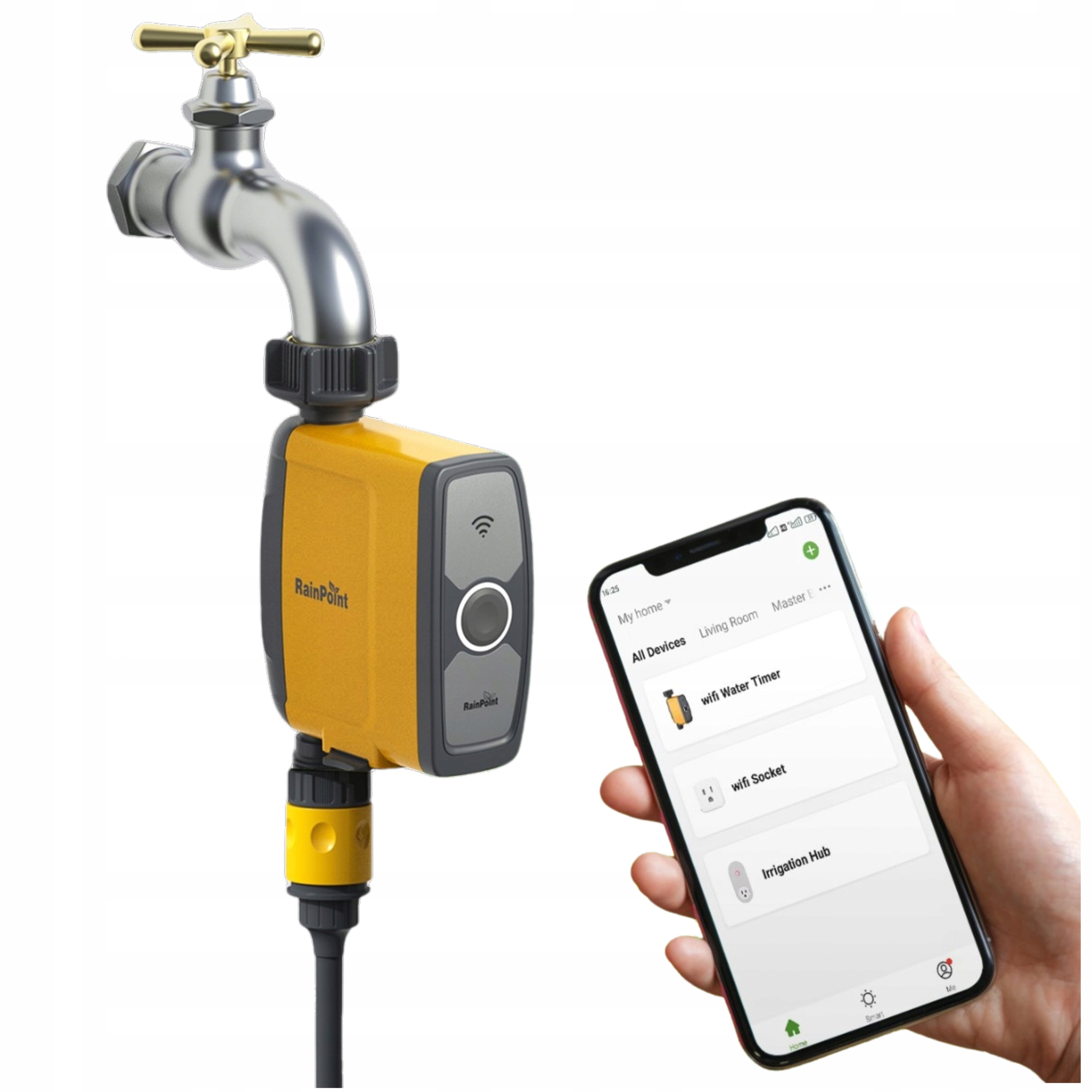 Sterownik Nawadniania Wifi Aplikacja 1-Strefowy Rainpoint bez Koncentratora