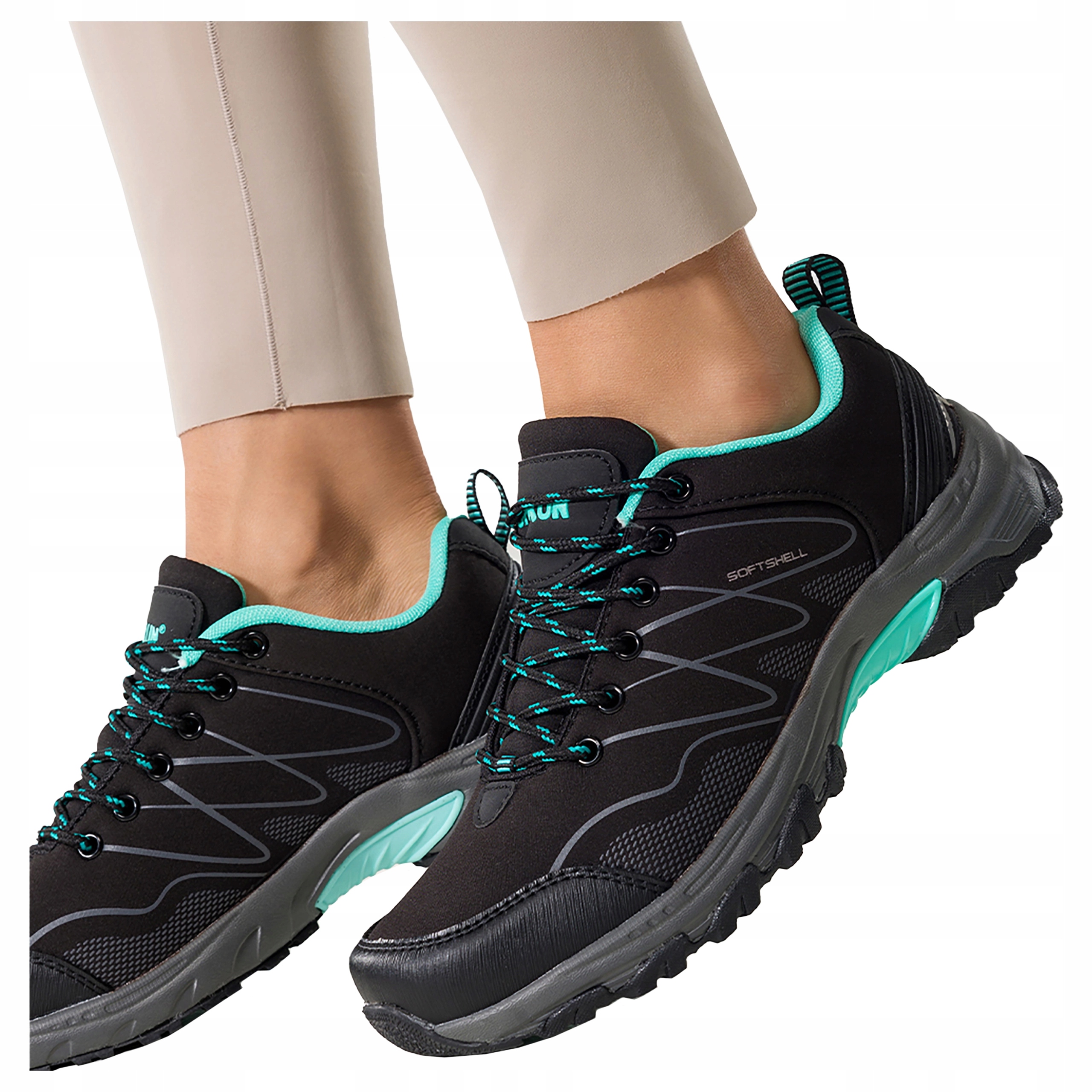 Sportovní Trekingové Dámské boty Prodyšný Softshell Pohodlné Lehké r 41