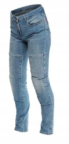 Textilné nohavice Dainese Denim Stone Slim Lady Modrá 30