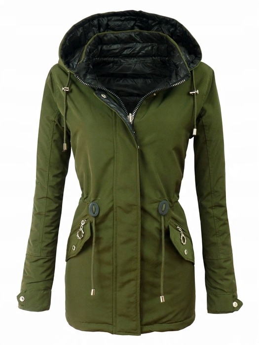 

Kurtka Wiosenna Dwustronna Parka damska P15
