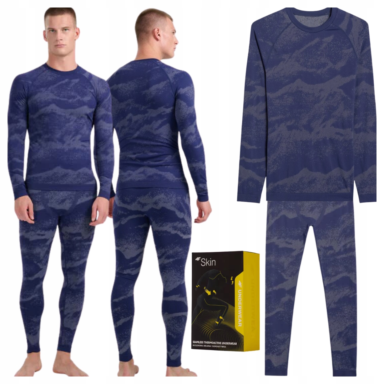 Pánské Termoaktivní Prádlo 4F Set Triko A Spodky, Termo Oblečení