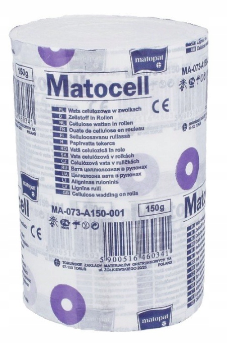 

Wata celulozowa, lignina w zwoju rolka 150 g