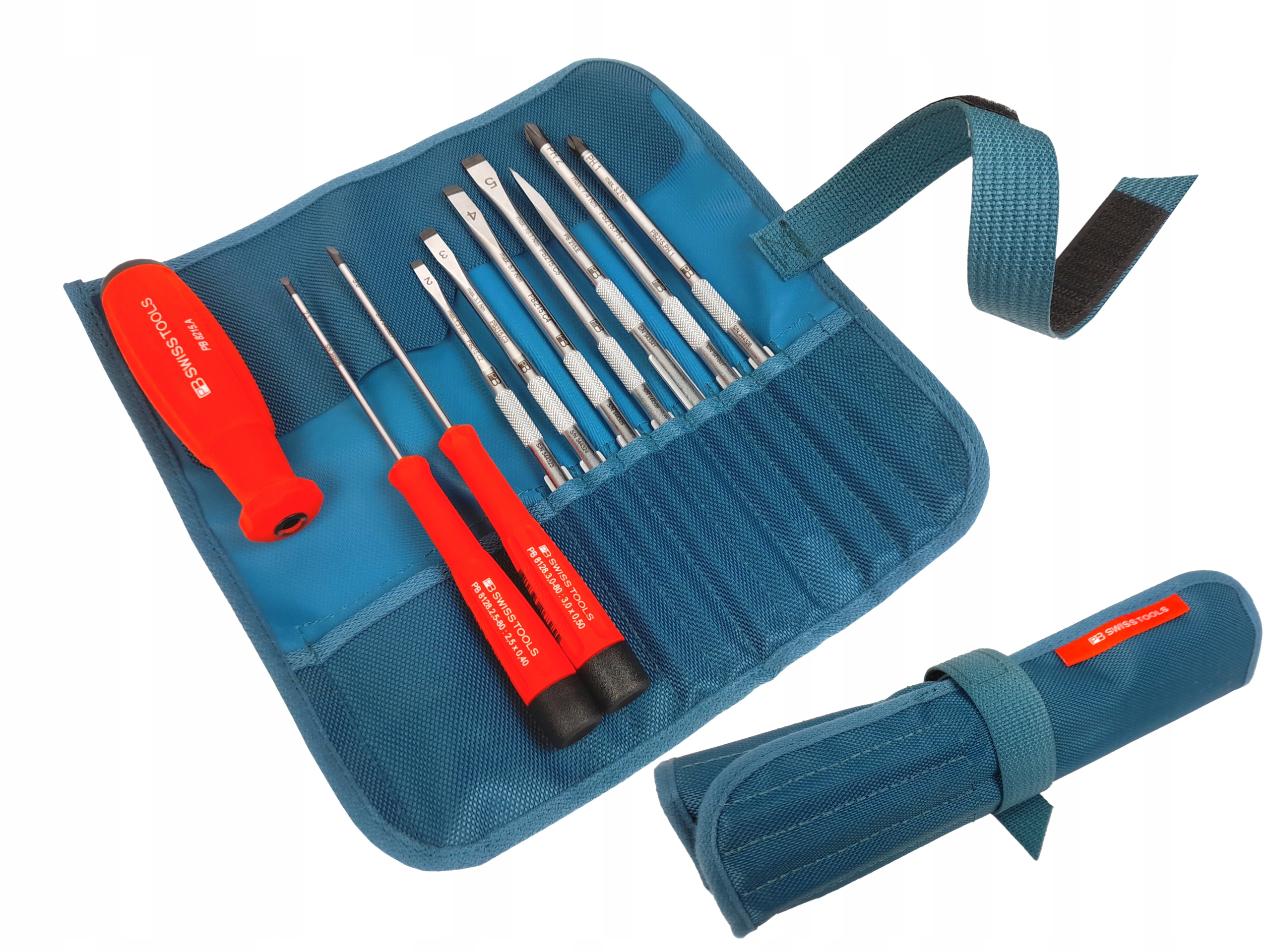 Swiss Tools Pb 8218 Zestaw wkrętaków wymienne groty długie płaskie, Ph
