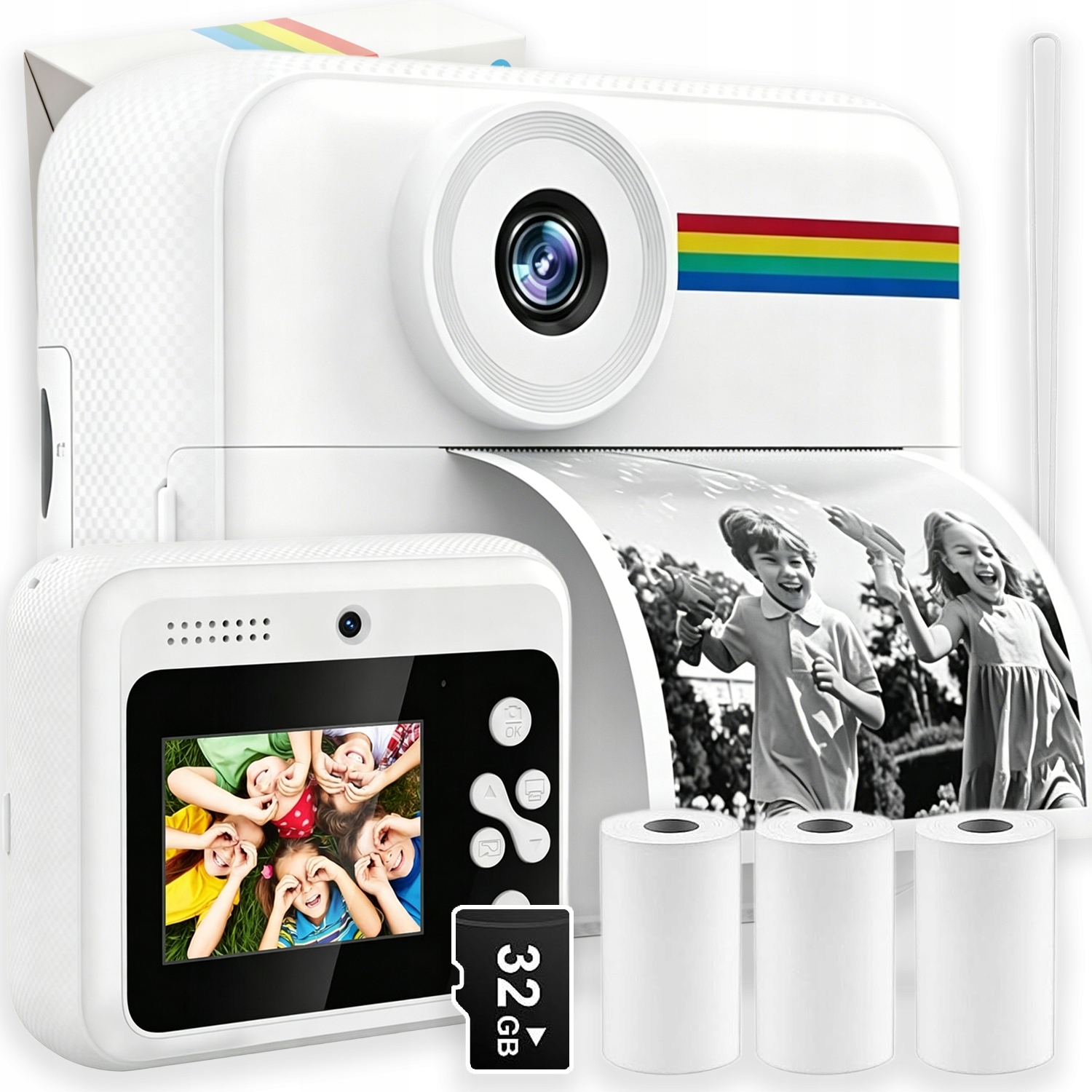 Digitální Instantní Fotoaparát Pro Děti S 32GB Tiskárnou