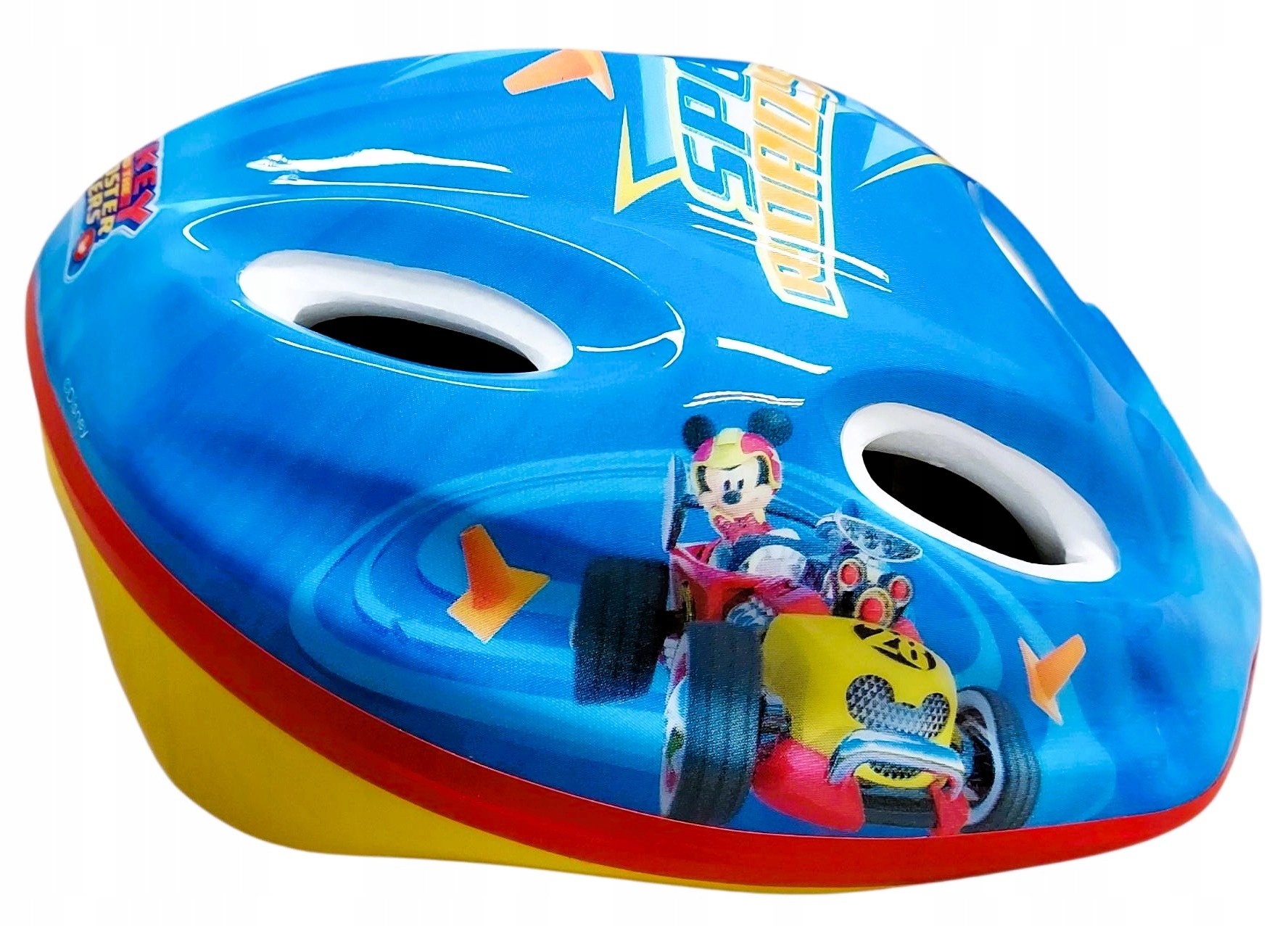 Kask rowerowy M na hulajnogę deskorolkę obwód 52-56 cm Myszka Mickey