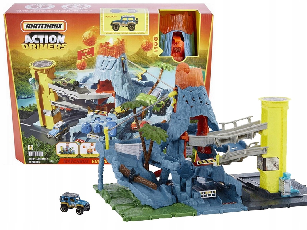 

Matchbox Zestaw Przygody Z Wulkanem auto Dune Dog