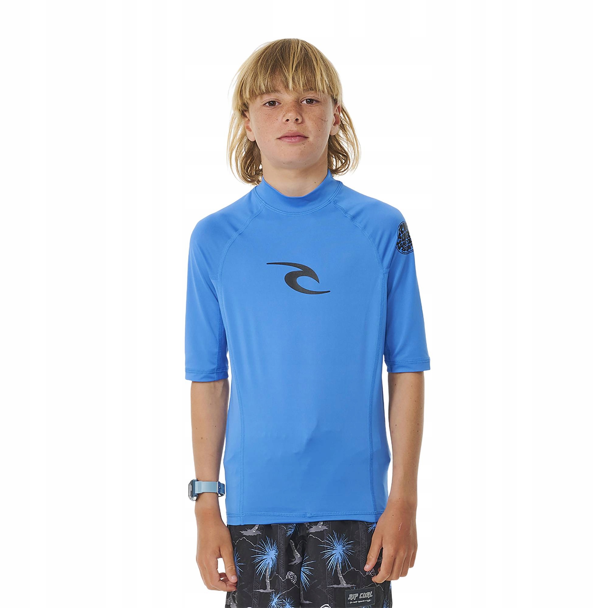 Koszulka do pływania dziecięca Rip Curl Lycra Brand Wave UPF blue 142 cm