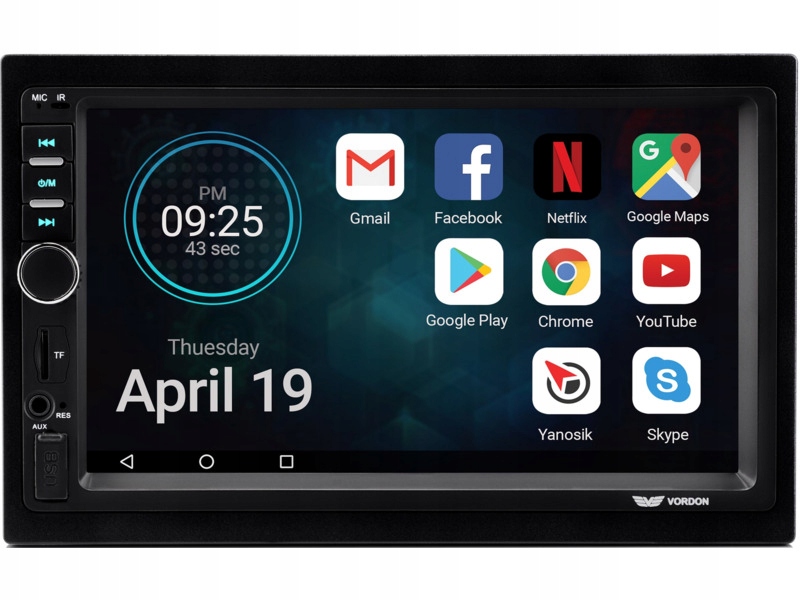 Radio samochodowe Vordon AC-8270 Bt Aux Usb