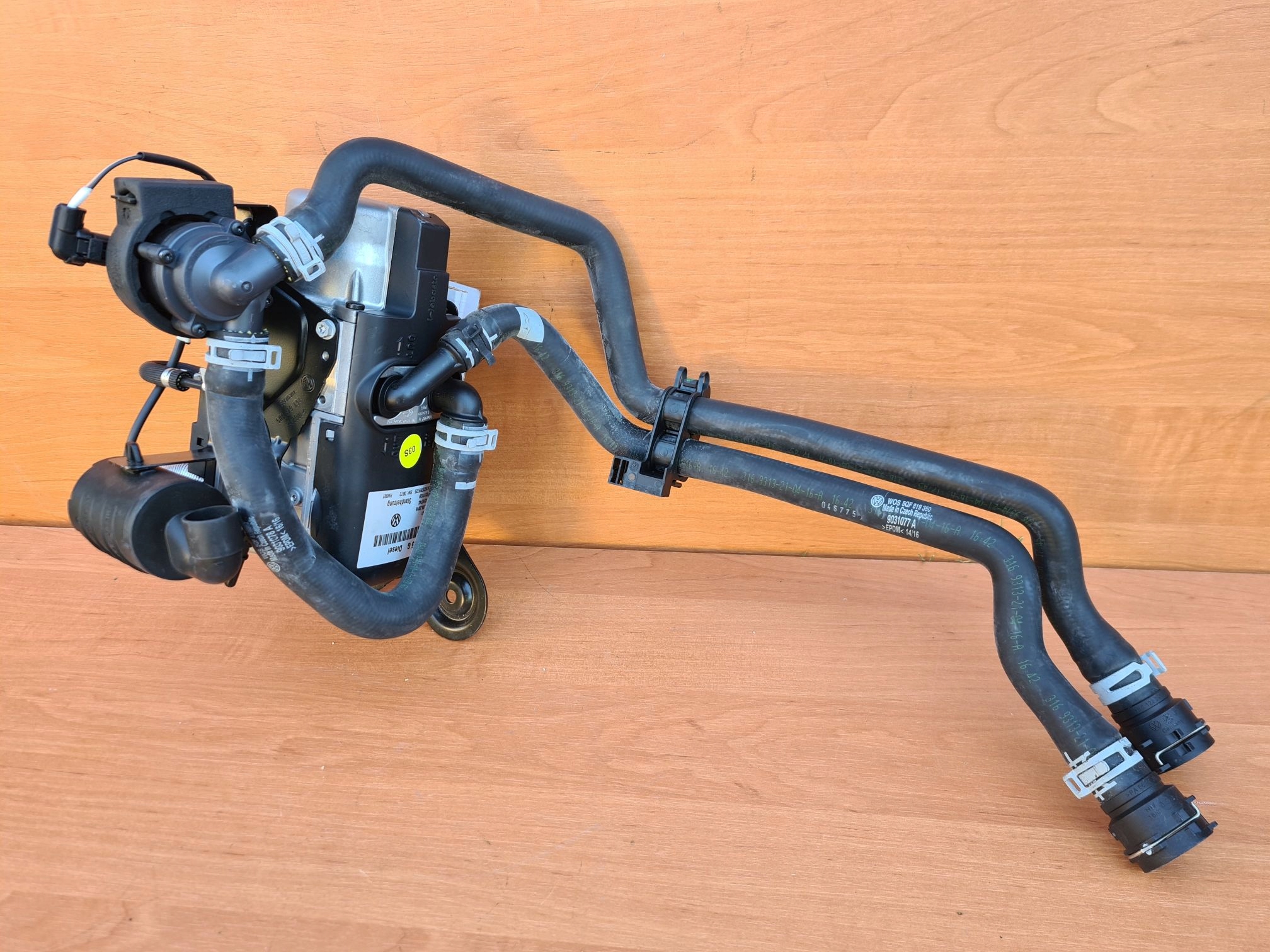 Webasto VW Tiguan II 5QF815005G Evo Komplet Diesel Numer katalogowy części VW TIGUAN II CADDY PASSAT WEBASTO 5QF815005G