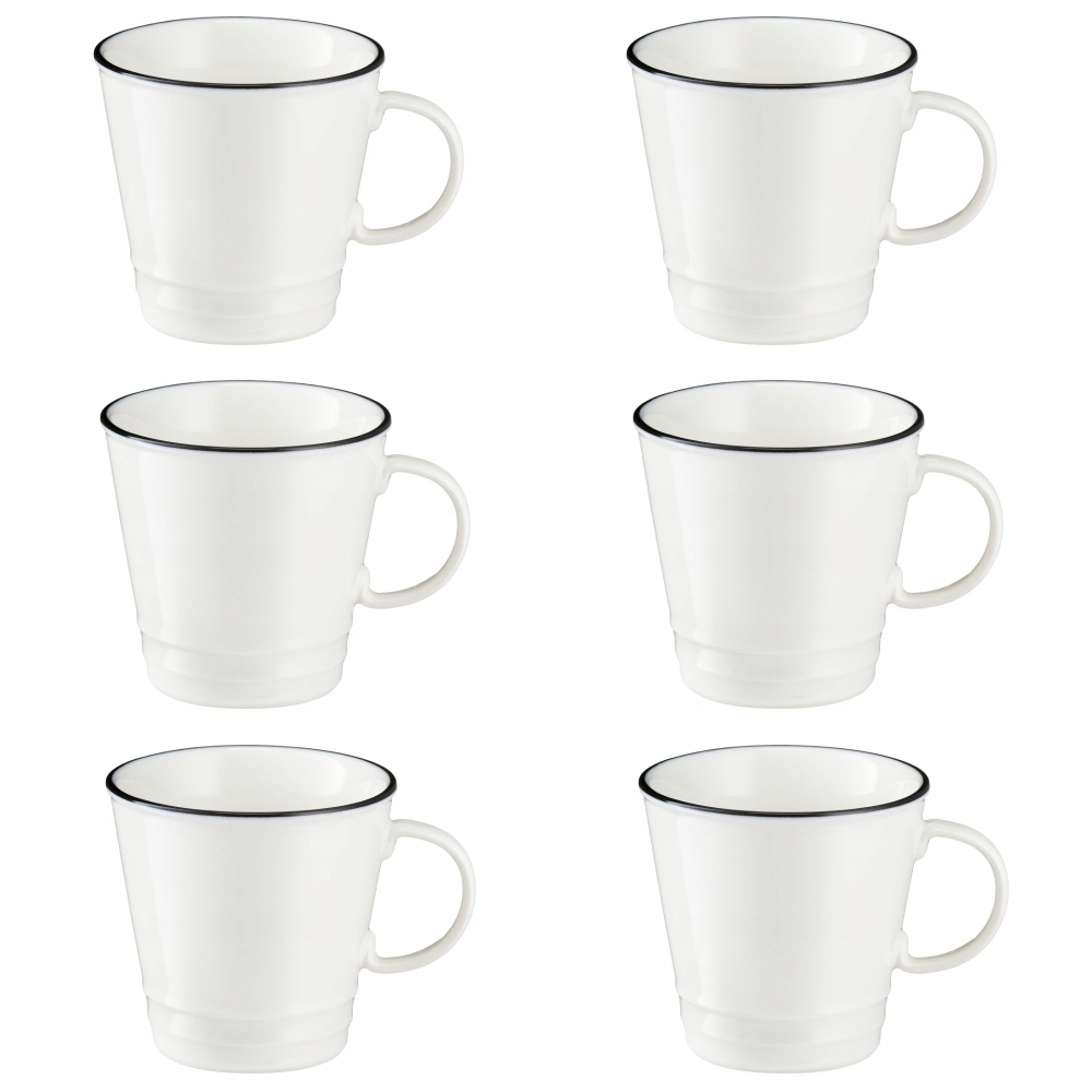 Villa Italia Sada porcelánových pohárov 350 ml 6 kusov Nostalgia