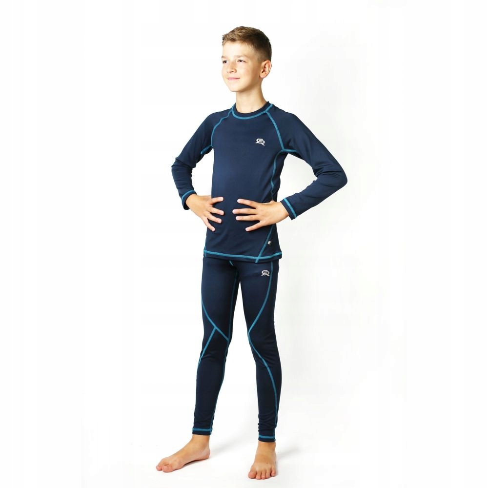 Juniorski zestaw odzieży termoaktywnej Rough Radical Kris Niebieski 116-122