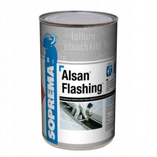 Żywica poliuretanowo bitumiczna Soprema Alsan Flashing 5kg hydroizolacja