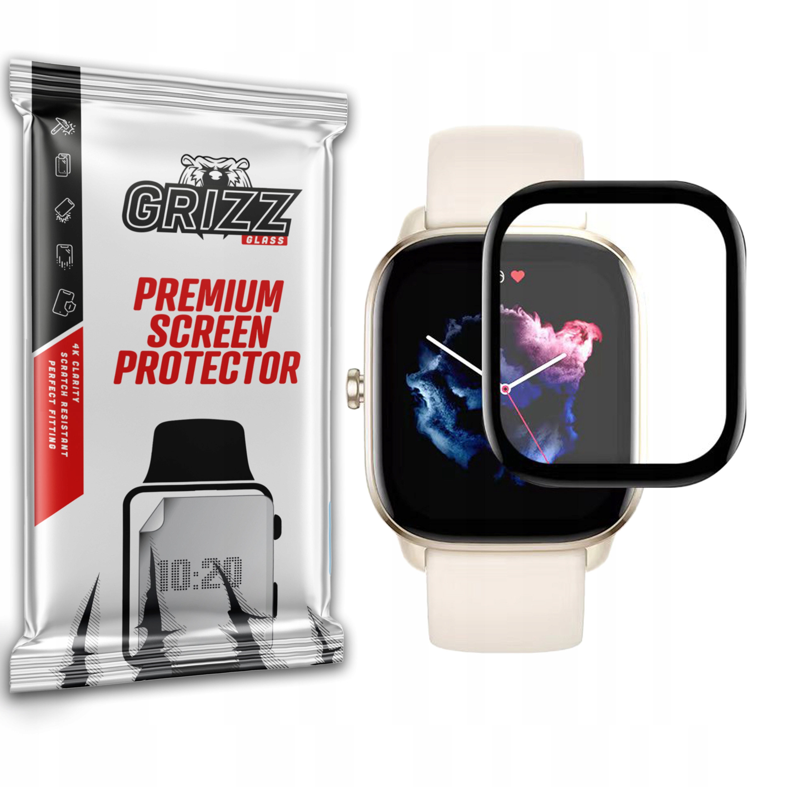 

Szkło hybrydowe 3D do Amazfit Gts 4 Mini