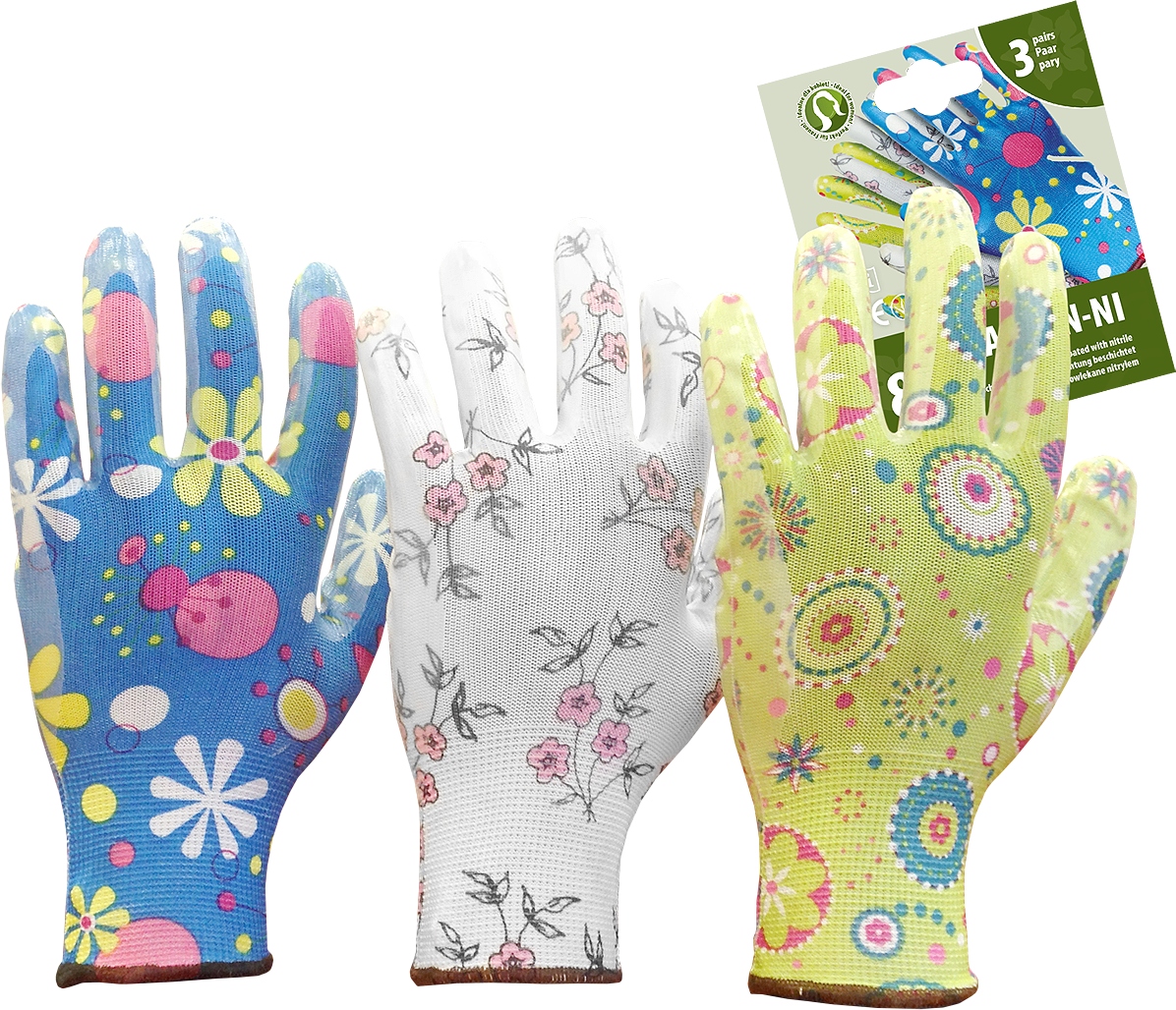 

Rękawice powlekane nitrylem Garden-ni r. 6 Xs
