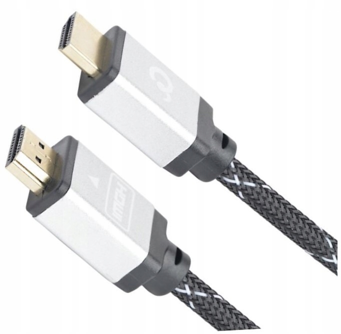2x Kabel Przewód Hdmi 5M 4K Do Projektora Monitora Telewizora Solidny Długi