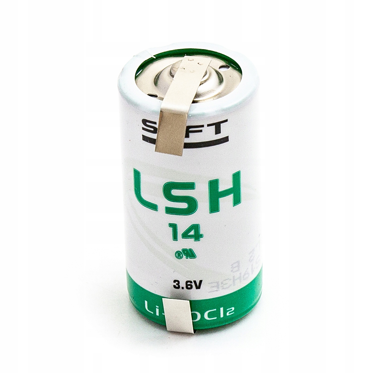 

Bateria LSH14 Saft 3,6V C wysokoprądowa z blaszką