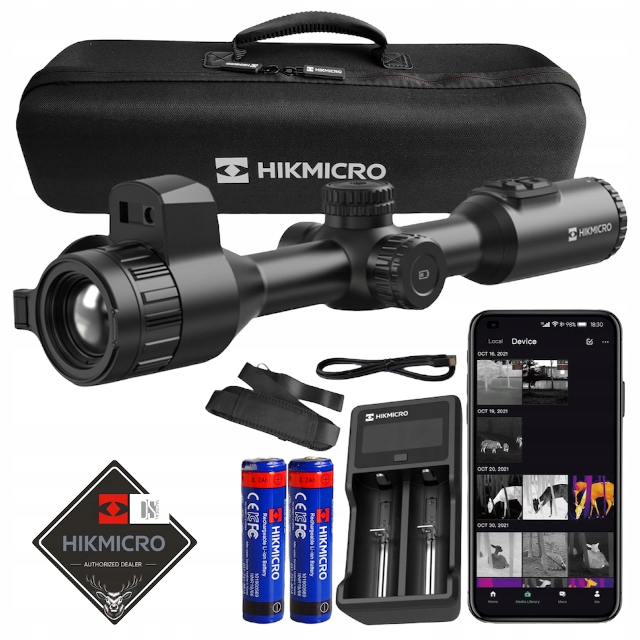 Termovizní dalekohled Hikmicro Stellar SQ35L 3.0 Set