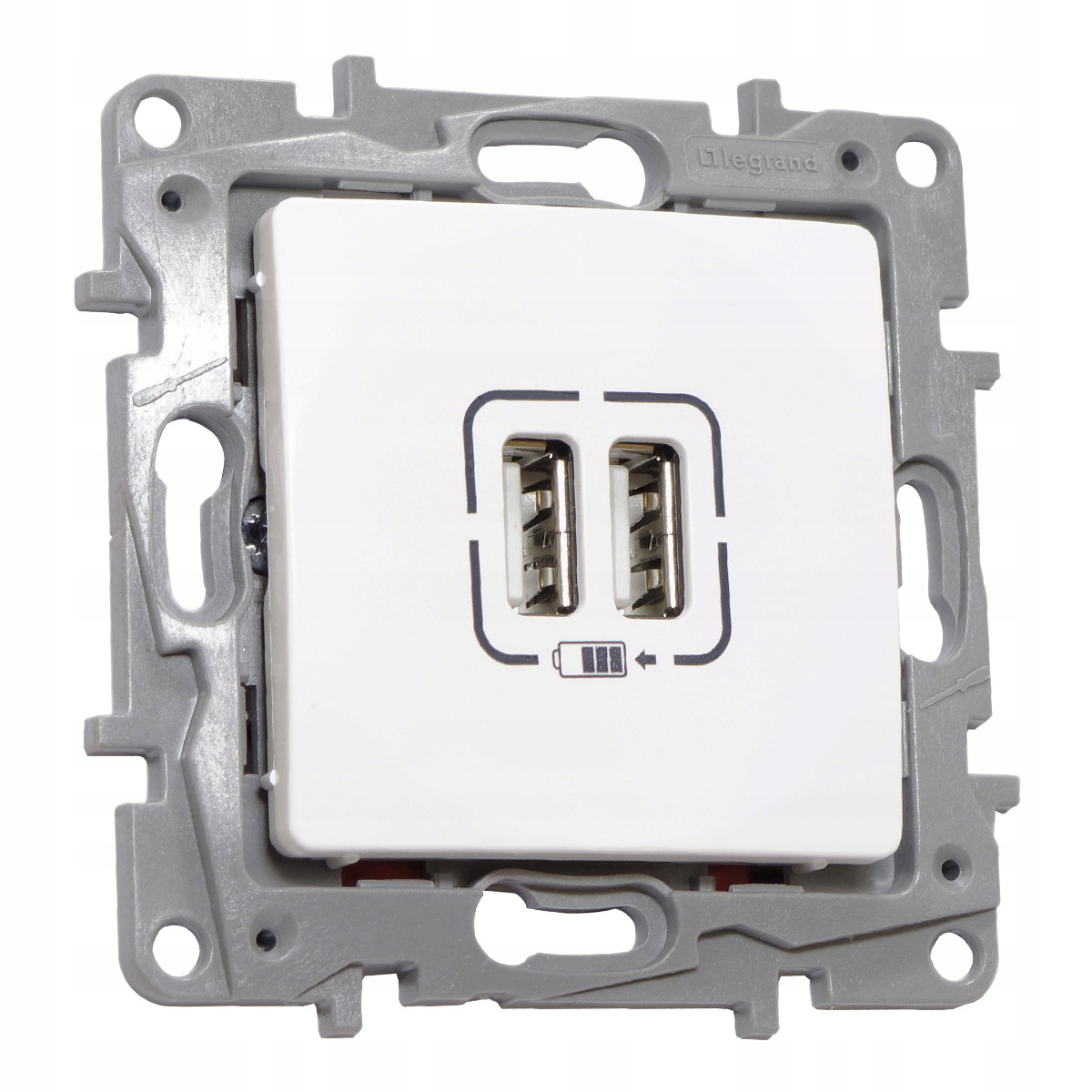 

Legrand Niloe Gniazdo ładowarka Usb biała 764594