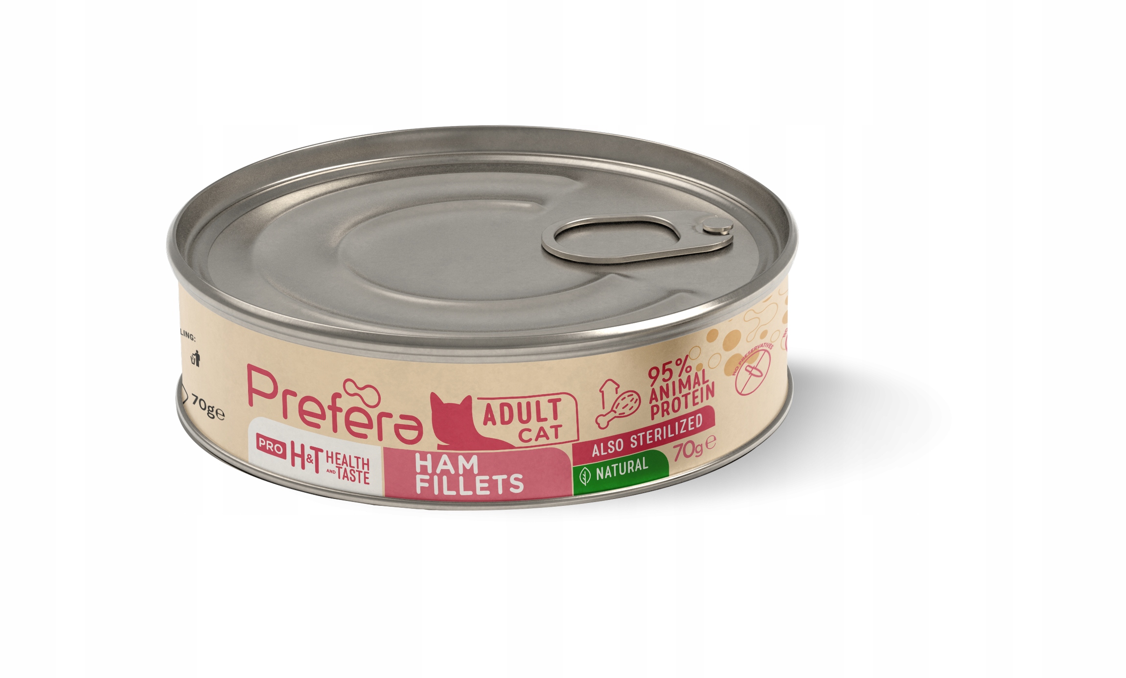 Prefera Pro bezobilné krmivo pro kočky, filé s kuřecím masem 70g